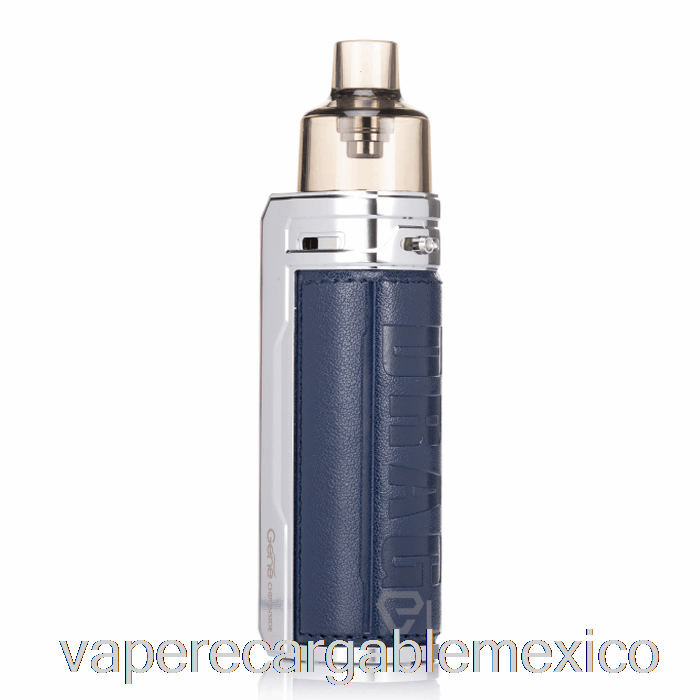 Vape Recargable Voopoo Drag S 60w Pod Mod Kit Plata Azul